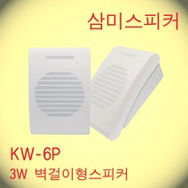 KW-6P / 6인치 3W 벽부벽걸이형스피커 ABS 핫세일적용제품