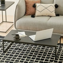 한샘(가구) 한샘 클린트 모던 소파테이블(4종 택1), 색상:블랙   (D)