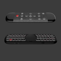 고성능 에어 마우스 노트북 무선 블루투스 리모컨 무소음 발표용 PPT 사무용, 블랙 미디엄 노로고