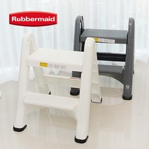 [러버메이드]접이식 스텝스툴/접이식 간이사다리 화이트색상