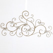 하나리빙데코 유럽풍 벽장식 라인 7구 캔들홀더