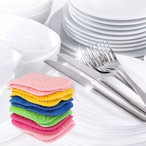 아크릴 수세미 12P, 색상임의배송