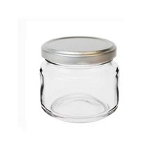 선택37)쨈병유리밀폐Low 500g(400ml)-실버, 1개