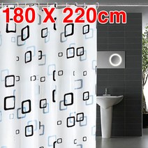 제이앤씨 샤워커튼, 01.샤워커튼-화이트사각