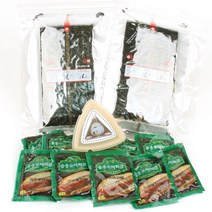 붐스토리 삼각김밥 100매 기본 송송오이피클 DIY키트, 혼합
