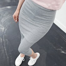 여름 여성 면스판 코튼 7부 치마레깅스_5865