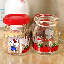 스타일온 헬로키티 요구르트병 꽃, 100ml, 1개