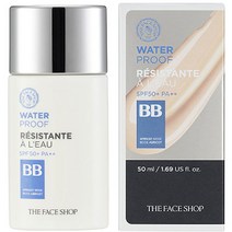 더페이스샵 워터프루프 BB크림 SPF50+ PA+++ 50ml, V203 내추럴 베이지, 1개