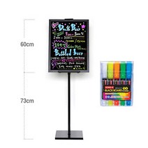 더블베이스 일반 블랙보드+원폴 블랙+5색마카, 일반 블랙보드 45*60cm+원폴블랙+5색마카