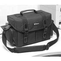 국산 대형 숄더백 Nikon/호환 니콘 가방 - 내부사이즈30x18x13/가성비 품질우수/카메라백/카메라가방, 블랙, 1개