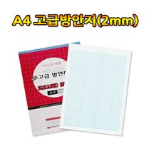 No15/A4방안지/1mm/2mm/고급방안지/낱권판매/사무용품, 2mm, 1권