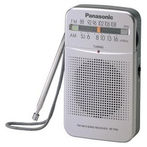 파나소닉 미니 라디오, 단일색상+건전지2알, RF-P50