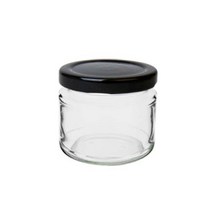 글라스락 유리병/잼병 High 250g(180ml) 유리용기, 180ml, 잼병High250g(180ml)-블랙 1개, 1개