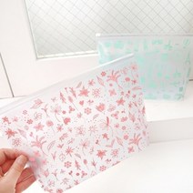 [투영디자인] 투명 멀티 파우치 - 스몰, 민트