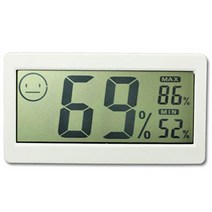 골든라벨 스마일 디지털 온습도계 방수시계, 선택3)스마일 온습도계 DC-206, 화이트