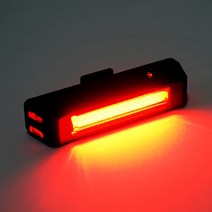 CS [자전거매니아] JY-6025T USB 후미등, 블랙(레드LED)