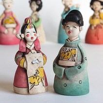 이천도자기 토비 전통혼례신랑신부 인형세트(중), 세트, 1
