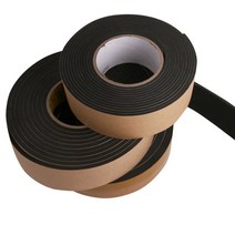 태영테크 EVA 흑 단면 스폰지 테이프 폭40mm, 두께 5mm x 길이 5M, 1개