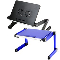 E.T.Shop 초경량노트북거치대/small, 선택2)Small 팬탑재-레드, 1개