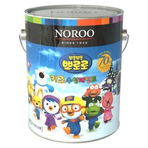 (주)노루페인트 노루페인트 뽀로로 키즈 수성페인트, 3.8L, 크롱 잔디