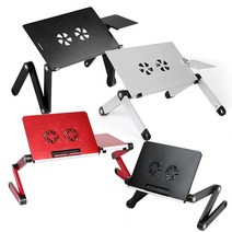 팬탑재 노트북거치대 모음/무소음 초경량 고강도/마우스받침대/쿨링패드 쿨링팬/각도조절, 선택4)Z-6 노트북거치대(팬탑재) 실버, 1개