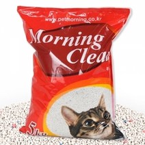 펫모닝 모닝클린 벤토나이트 고양이 모래, 5kg, 1개, 1개, 무향, 5kg