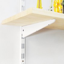 찬넬 브라켓 소 170mm, 화이트, 1개