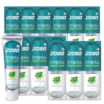 2080 진지발리스 허벌민트 치약, 120g, 12개