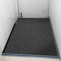 미끄럼방지매트 롤매트, 국산배수코일 그레이(120cmx100cm)
