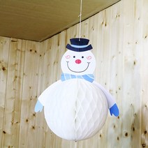눈사람 허니볼 모빌, 화이트, 1개