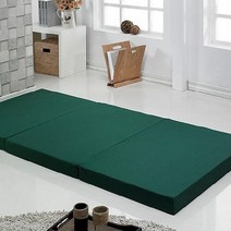 고운님 3단 접이식매트리스 고탄성폼, 16. 옥스포드 다크그린