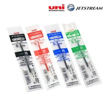 제트스트림 다색멀티펜용 리필심 SXR-80-07, 레드