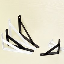 [철물바다] 선반대 벽선반, 튼튼선반대 300x200 검정, 1개