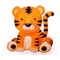 동그라미교육 동물 직소퍼즐 호랑이 21조각, 1개