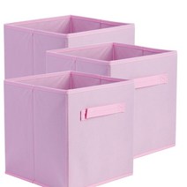 이디오리빙 수납박스 3개, LightPink 3개