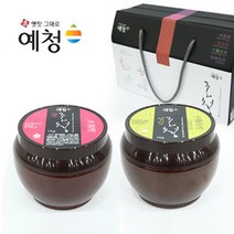 예청 생강 조청 1kg + 쌀 조청 1kg 선물세트, 1세트