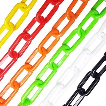 아이비스토어 플라스틱체인 1M, 플라스틱체인 소 1M-하양, 1개