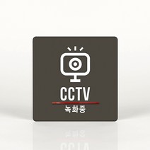 루리앤메리 014 CCTV 녹화중 포인트 안내판 아크릴사인/표지판, B 짙은회색
