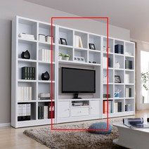 원퍼니처 클래스 1200TV거실책장(수납형) 진열장, 클래스 1200TV거실책장(수납형)/화이트