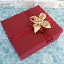 핏치몰 금향 리본 선물 상자, L