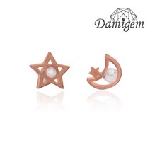 [다미젬] 정품 14K 18K gold 패션 귀걸이 몰랑즈