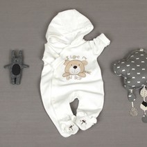 엔젤하트 ---올드베어우주복 --- 신생아 바디슈트 아기옷 남아 여아 남자 여자 6개월 12개월 백일 아기 돌 선물 임신 출산 우주복