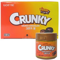 롯데 크런키볼 76g, 6통