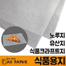 올페이퍼 식품용지 (기름흡수용), 얇은양면코팅노루지_4절, 500매