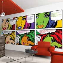 88mall 디자인 뮤럴벽지 포인트벽지, 24.팝아트 02