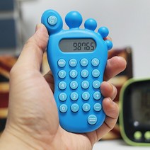 희아랑 발바닥전자계산기 사무문구 사무가전 미니계산기 문구, 블룩