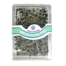 NEW CROWN 시침핀 실크핀 볼칼라핀 진주핀 진주시침핀 칼라핀 (small case), 볼검정핀, 1개