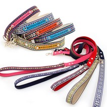 미소펫 코지 핸드메이드 인식표목줄 리드줄 세트 목줄, 1개