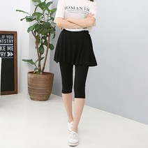 센스빅 빅사이즈 플레어 치마 레깅스 L006