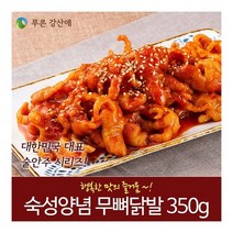 [푸른강산애] 맛의즐거움 무뼈닭발양념볶음 350g_1팩, 350g, 1팩